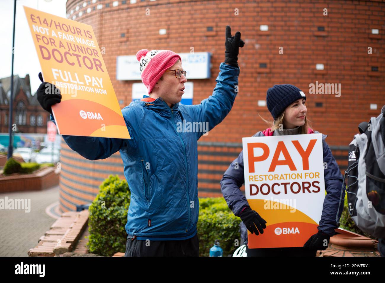 Junior doctors and members of the British Medical Association