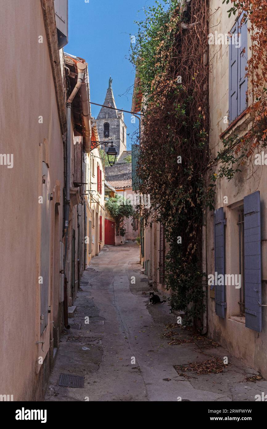 Historic centre in Arles/Provence Stock Photo - Alamy