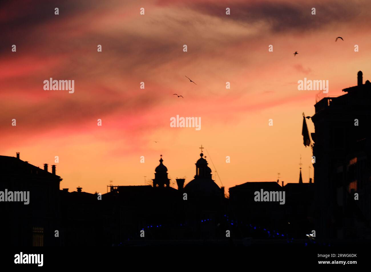 Views of Venice at Sunset Stock Photo - Alamy