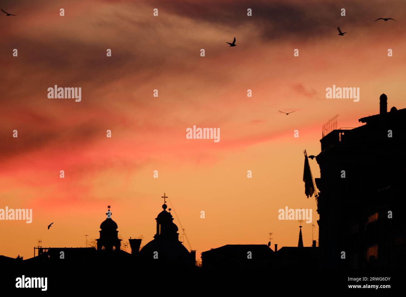 Views of Venice at Sunset Stock Photo - Alamy