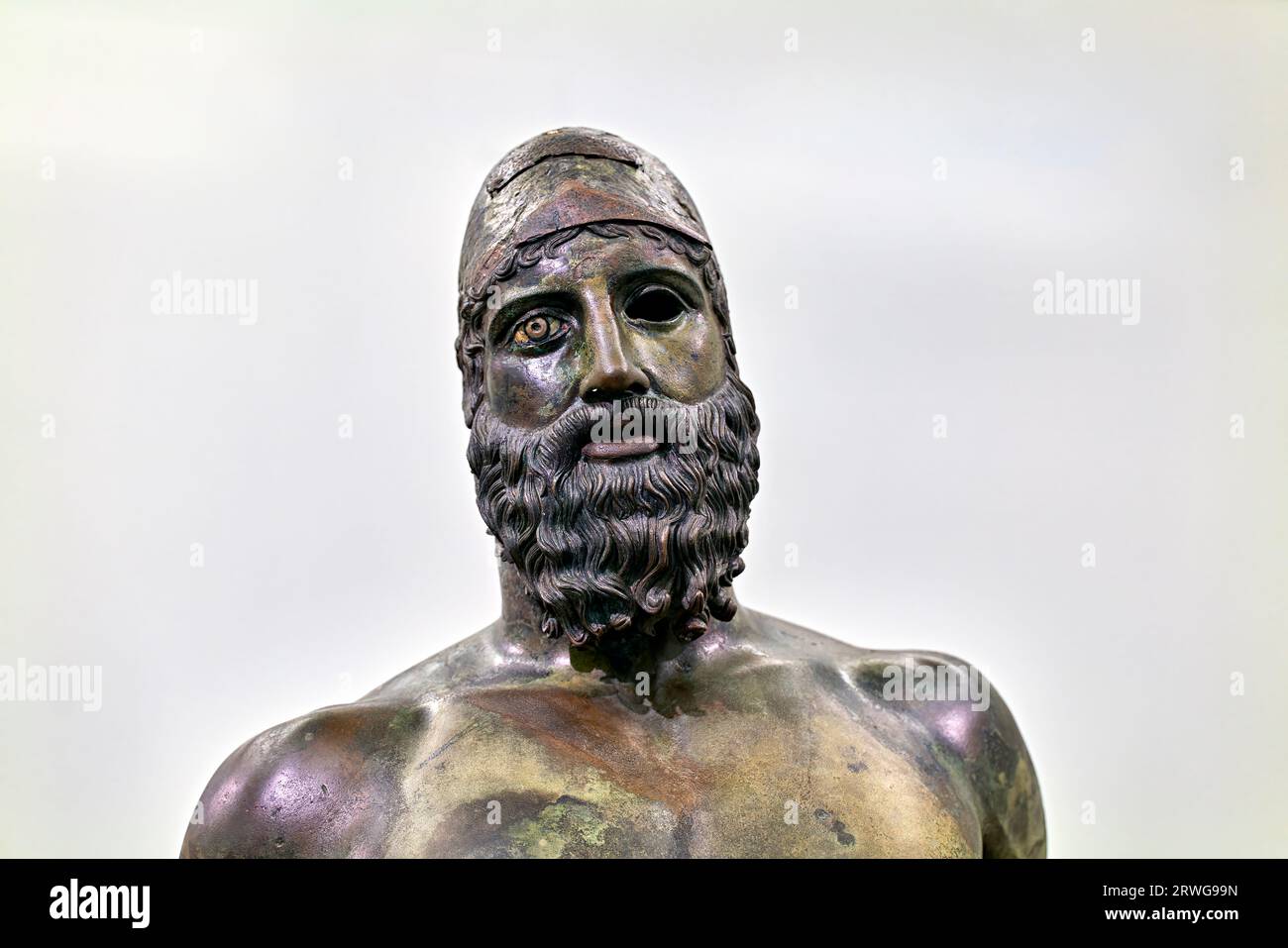 Reggio Calabria. Calabria Italy. The Riace Bronzes at the National