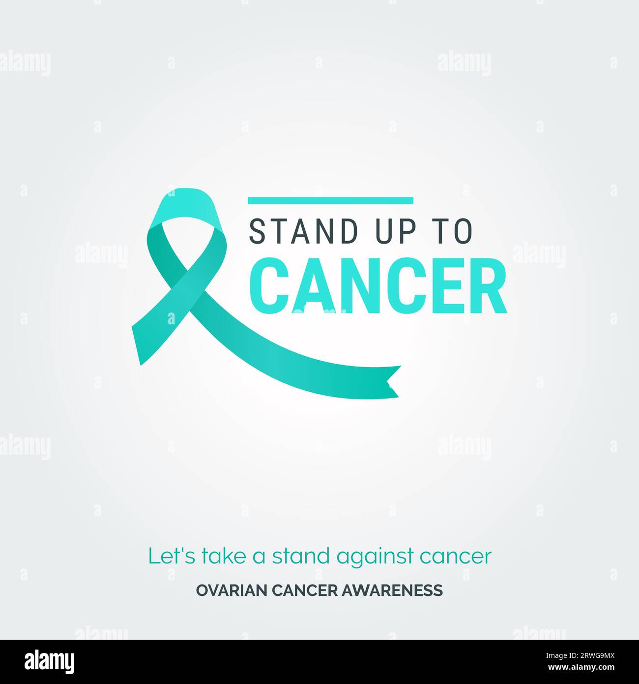 Radiate Awareness. Ovarian Health Campaign Posters Stock Vector Image ...