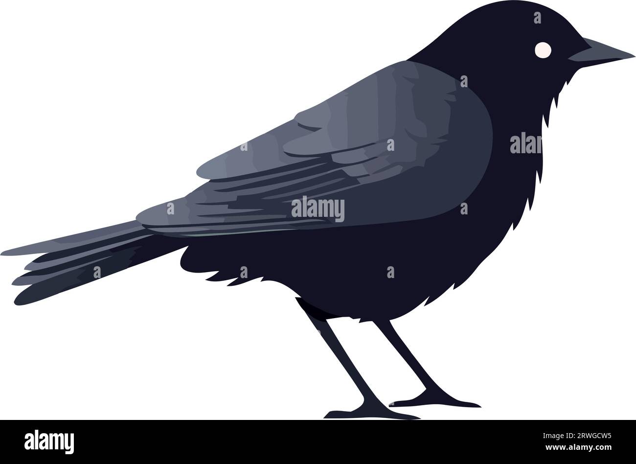 A cute crow Stock Vector Image & Art - Alamy