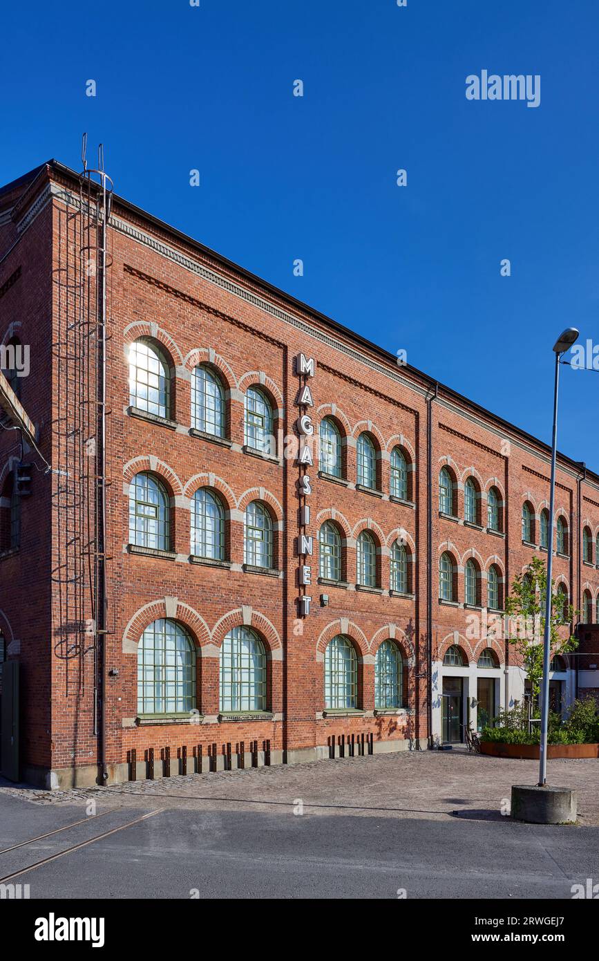 Magasin 211, Varvsstaden, renovated and repurposed industrial building from 1917; Malmö, Sweden Stock Photo