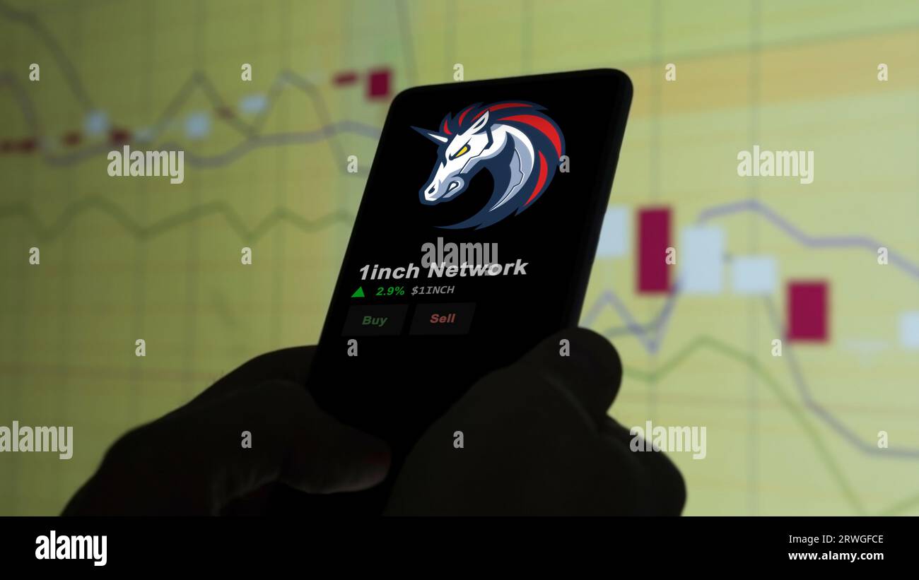 1inch crypto hi-res stock photography and images - Alamy