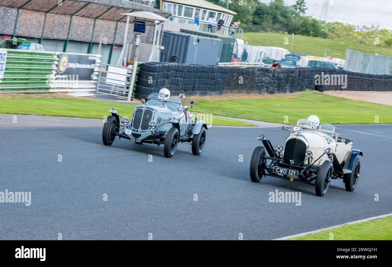 The Vintage Sports Car Club, V.S.C.C. race day event at Mallory Park ...