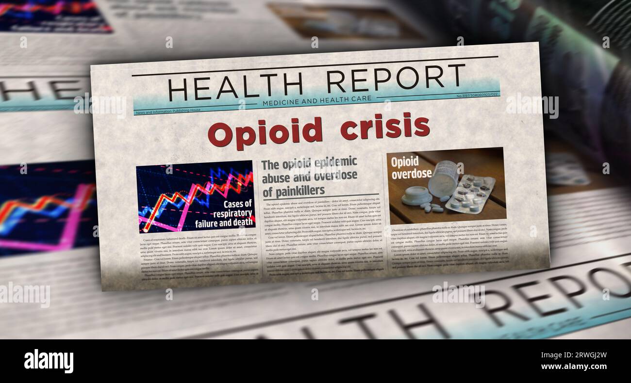 Opioid crisis painkiller abuse and overdose problem vintage news and ...