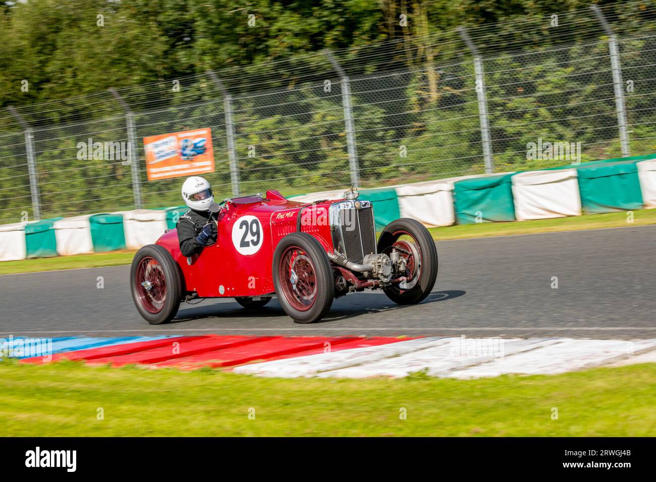 The Vintage Sports Car Club, V.S.C.C. race day event at Mallory Park