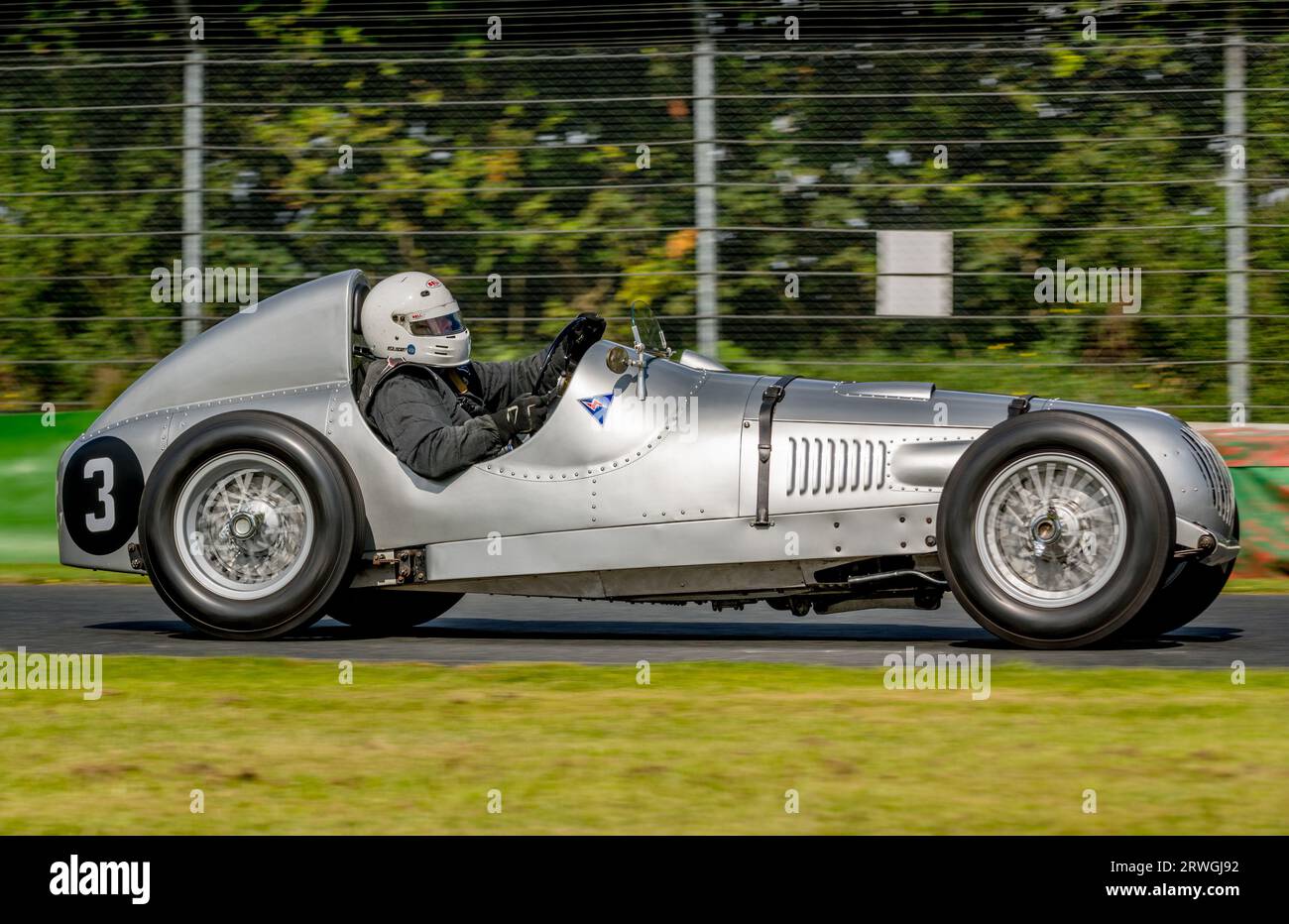 The Vintage Sports Car Club, V.S.C.C. race day event at Mallory Park