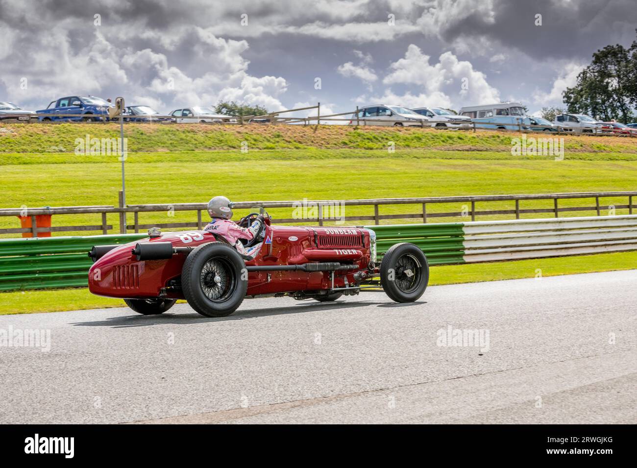 The Vintage Sports Car Club, V.S.C.C. race day event at Mallory Park ...