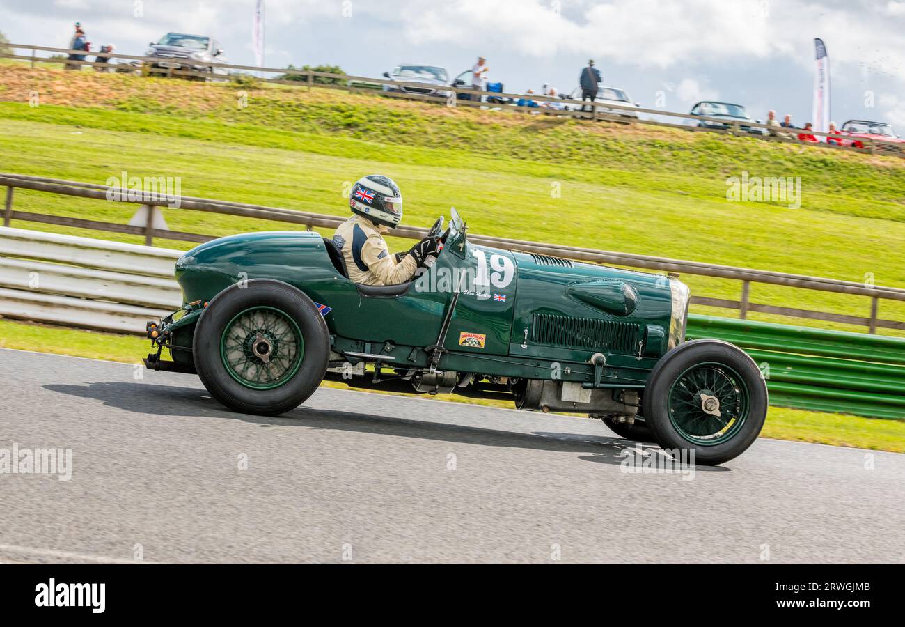 The Vintage Sports Car Club, V.S.C.C. race day event at Mallory Park