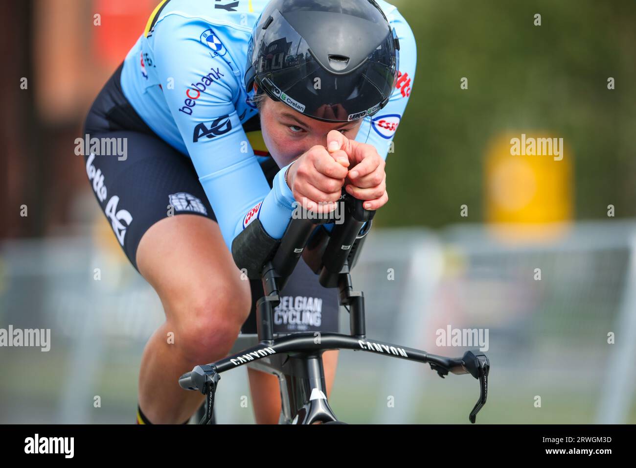 Uec european road cycling championships 2023 drenthe hires stock