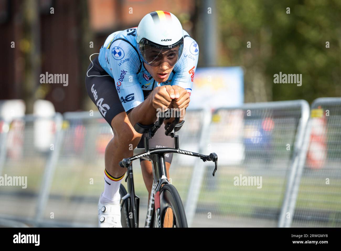 Uec european road cycling championships 2023 drenthe hires stock