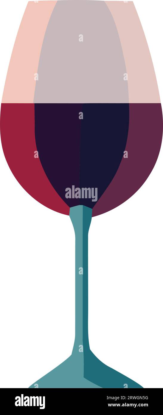 Red wine glass table bar Stock Vector Images - Alamy