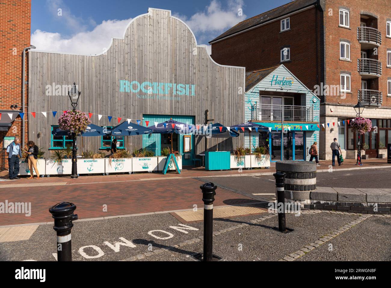 Rockfish Seafood Restaurant and Harlees fish and chips takeaway, The