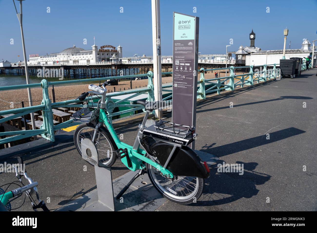 The Brighton Bikeshare scheme relaunched with Beryl's electric bike