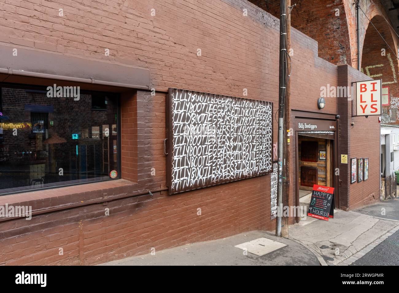 Billy Bootleggers bar and music venue in the Ouseburn cultural quarter