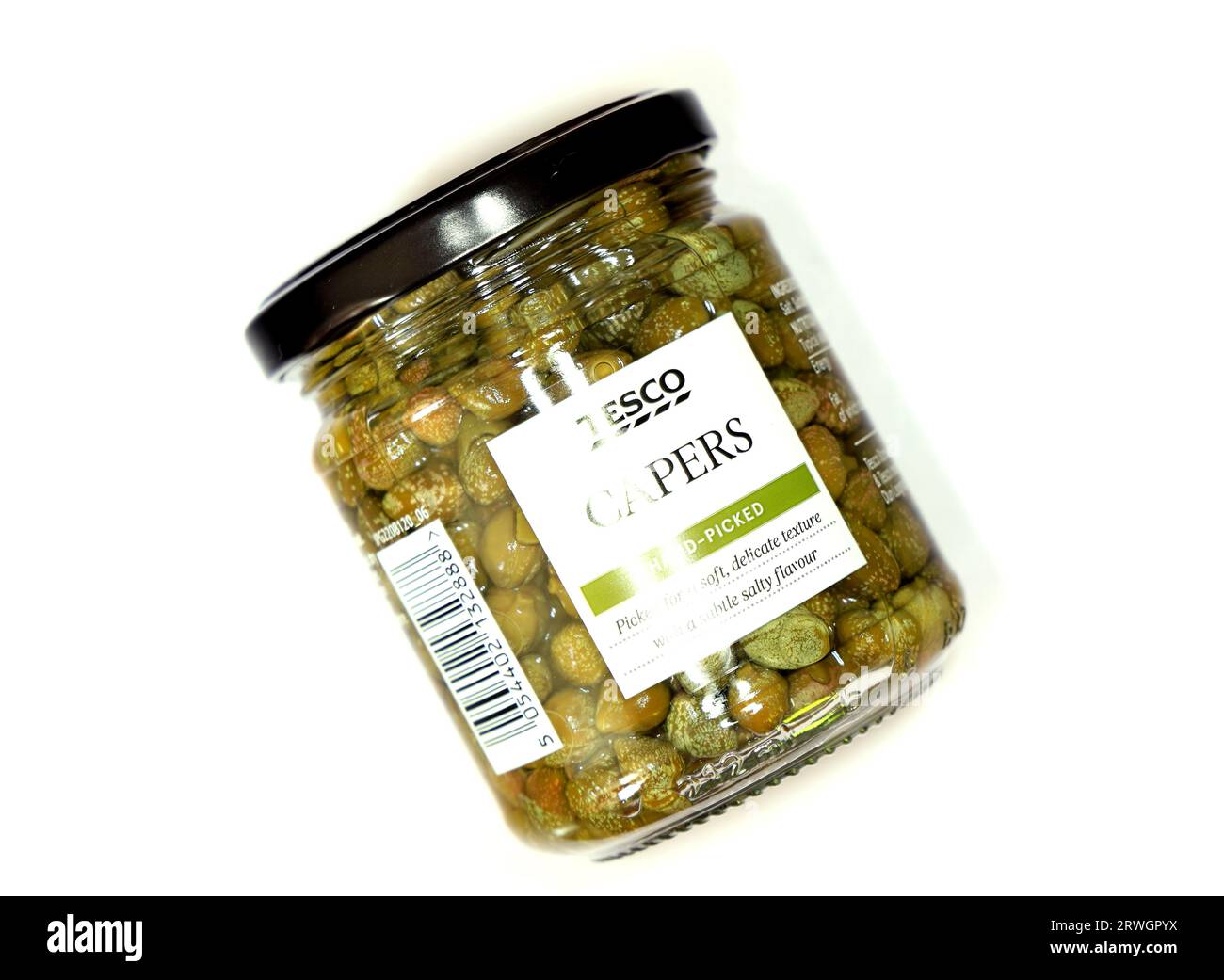 Jar of capers Stock Photo Alamy