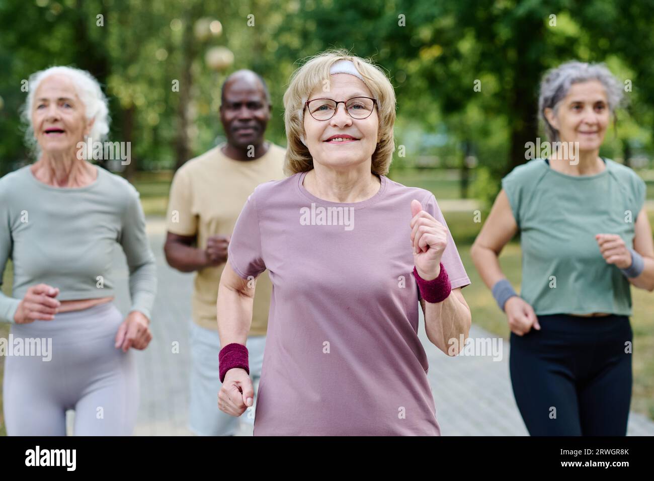 African senior athlete running hi-res stock photography and images - Alamy