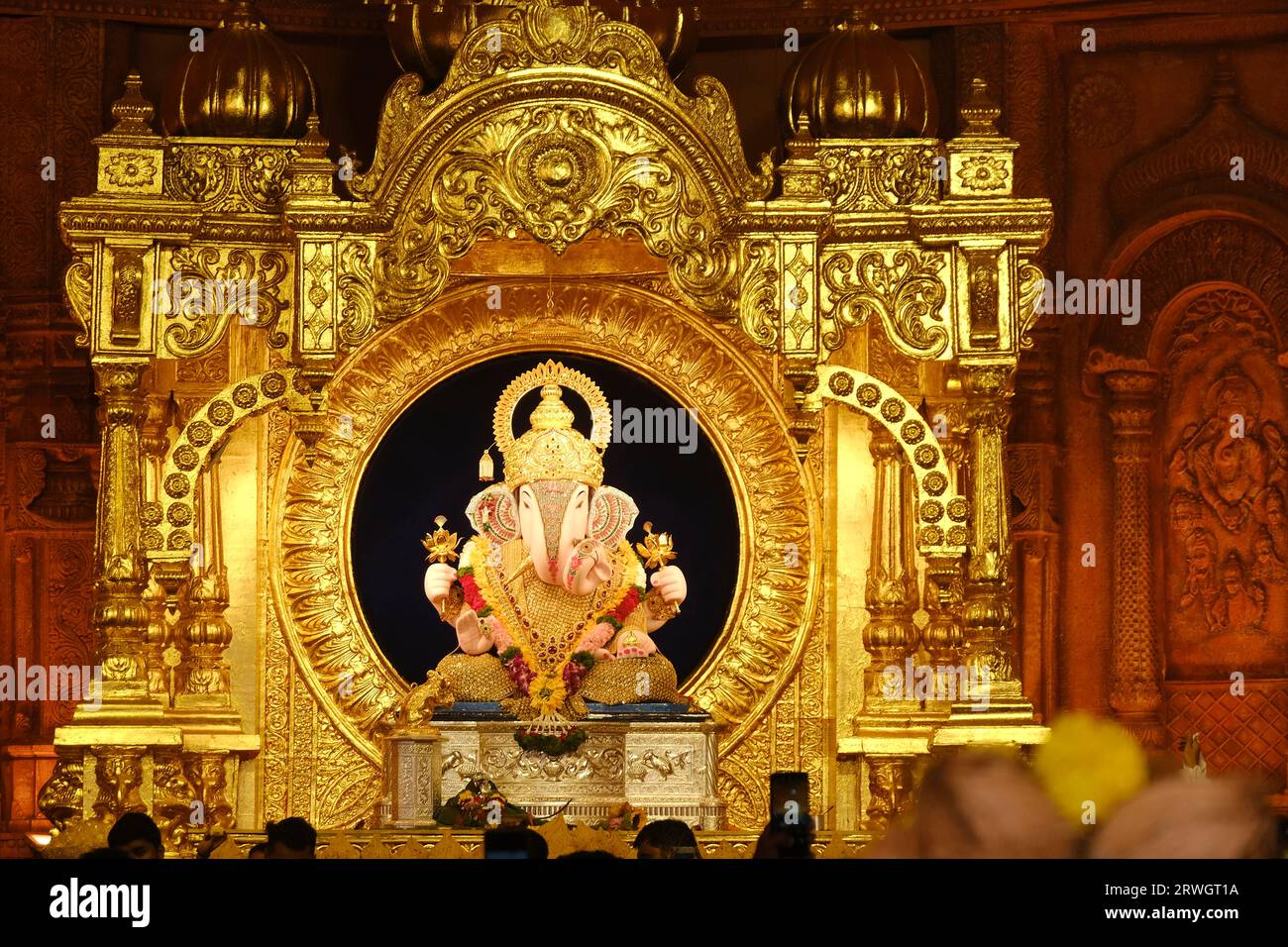 19 September 2023, Pune, Maharashtra, India, Beautiful sculpture of