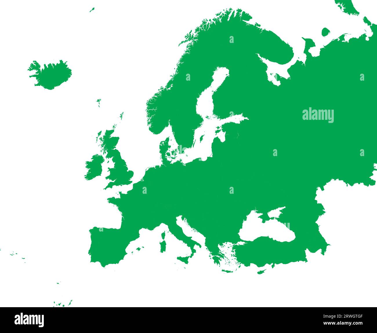 GREEN CMYK Color Map Of EUROPE Stock Vector Image Art Alamy Green Cmyk Color Map Of Europe 2RWGTGF