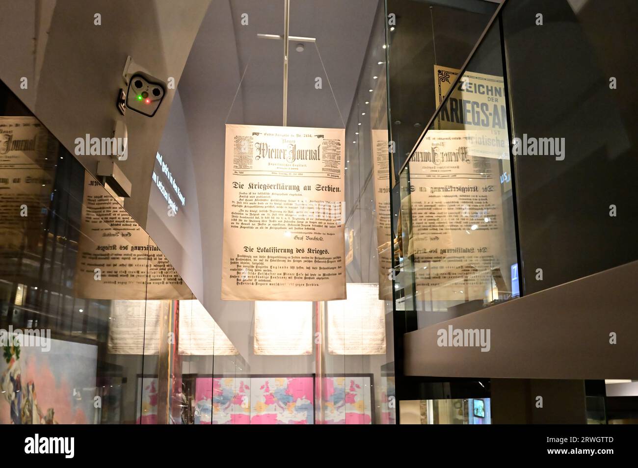 Vienna, Austria. Military History Museum Vienna. Extra edition Neues