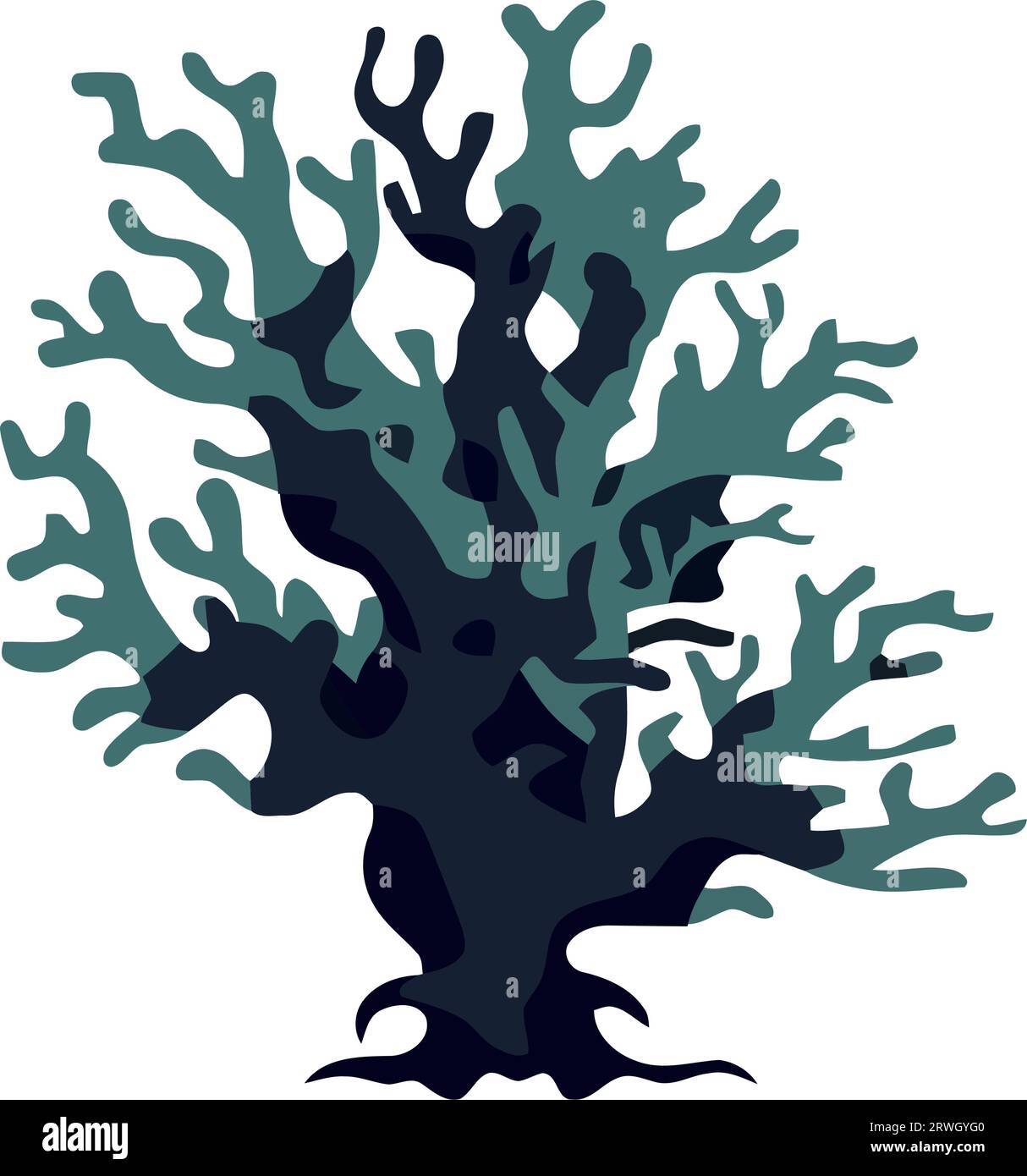 underwater seaweed illustration Stock Vector Image & Art - Alamy