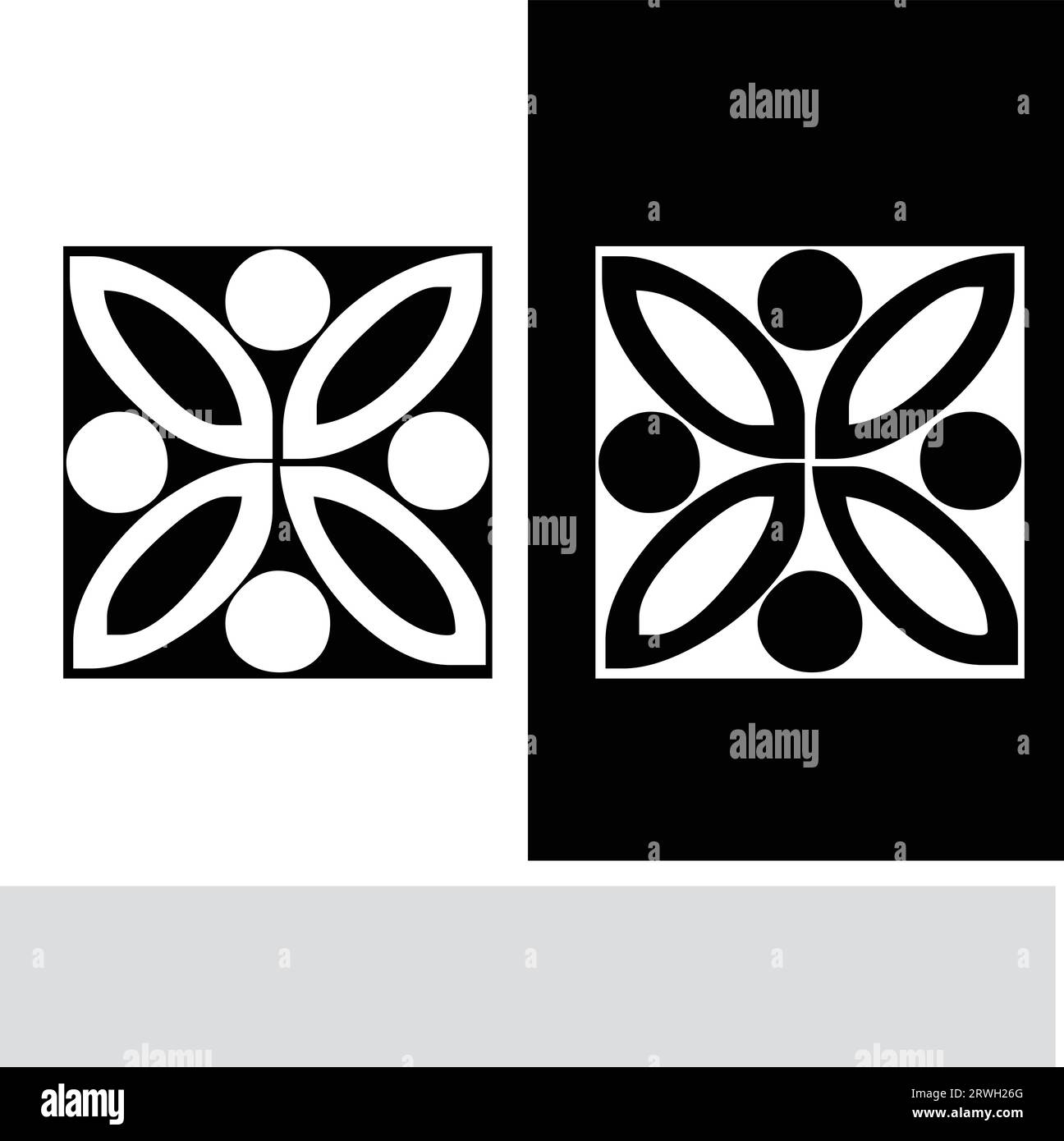 vector flat design arabesque seamless pattern Stock Vector Image & Art ...