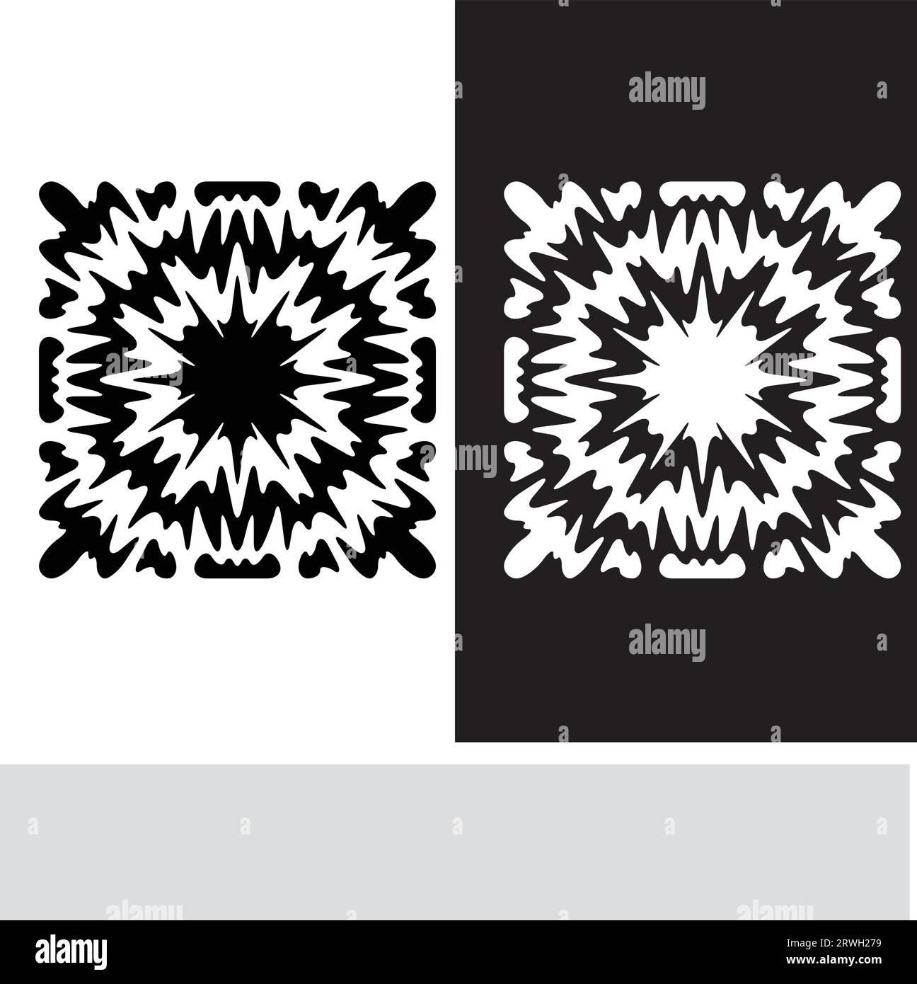 vector flat design arabesque seamless pattern Stock Vector Image & Art ...