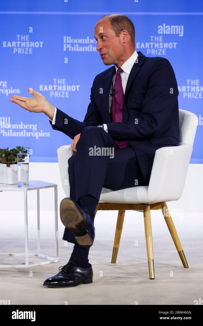 New York, United States. 19th Sep, 2023. Britain's Prince William(02)