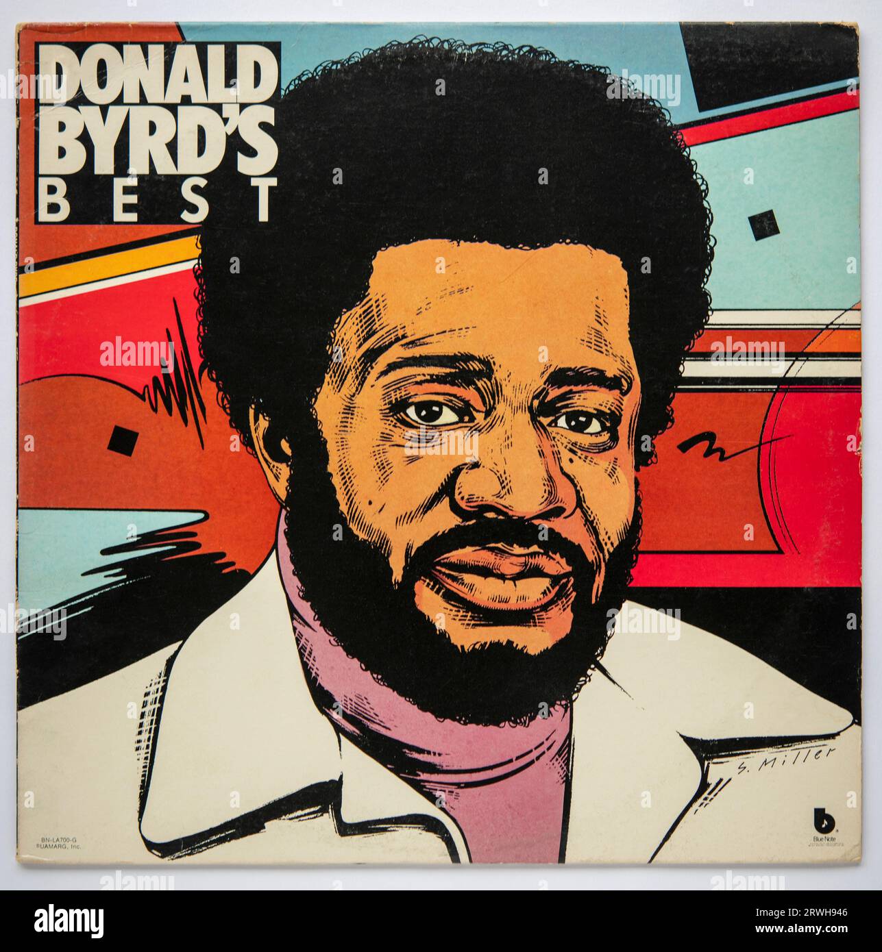 LP cover of the Donald Byrd's Best compilation album, which