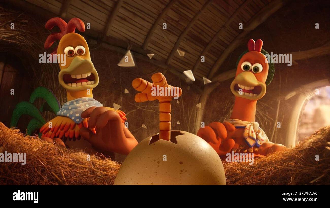 Chicken Run Dawn of the Nugget Stock Photo