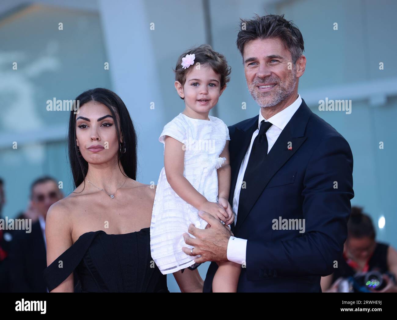 VENICE, ITALY - SEPTEMBER 02: Fabio Fulco and Veronica Papa attends a