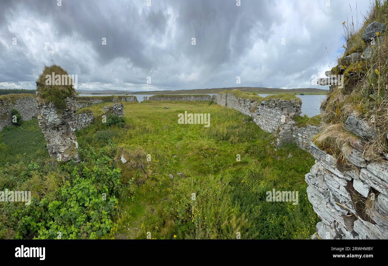 Lochindorb Castle, Scottish Highlands Stock Photo Alamy