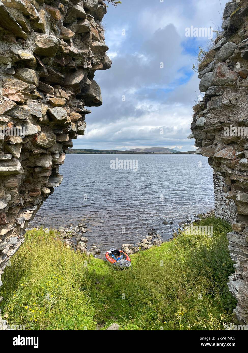 Lochindorb Castle, Scottish Highlands Stock Photo Alamy