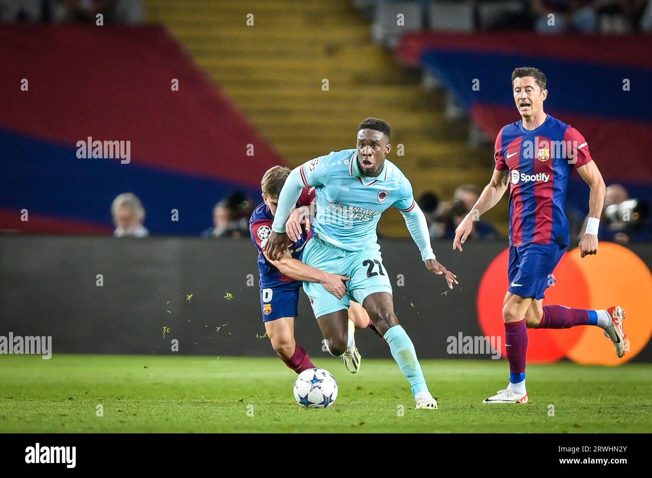 FC Barcelona facing Royal Antwerp Football Club - Latest Football Encounter