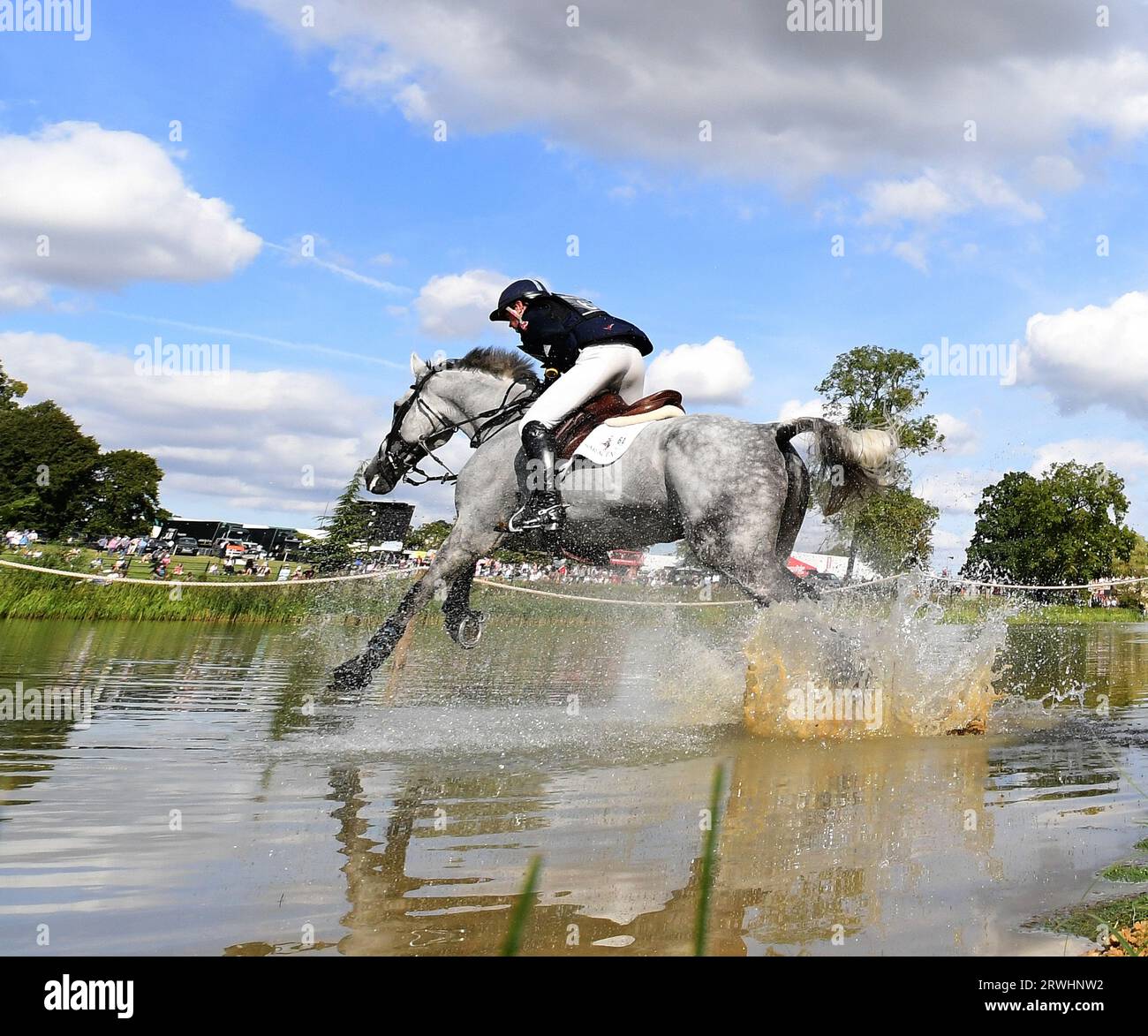 Burghley Horse Trials Jump Hi res Stock Photography And Images Alamy