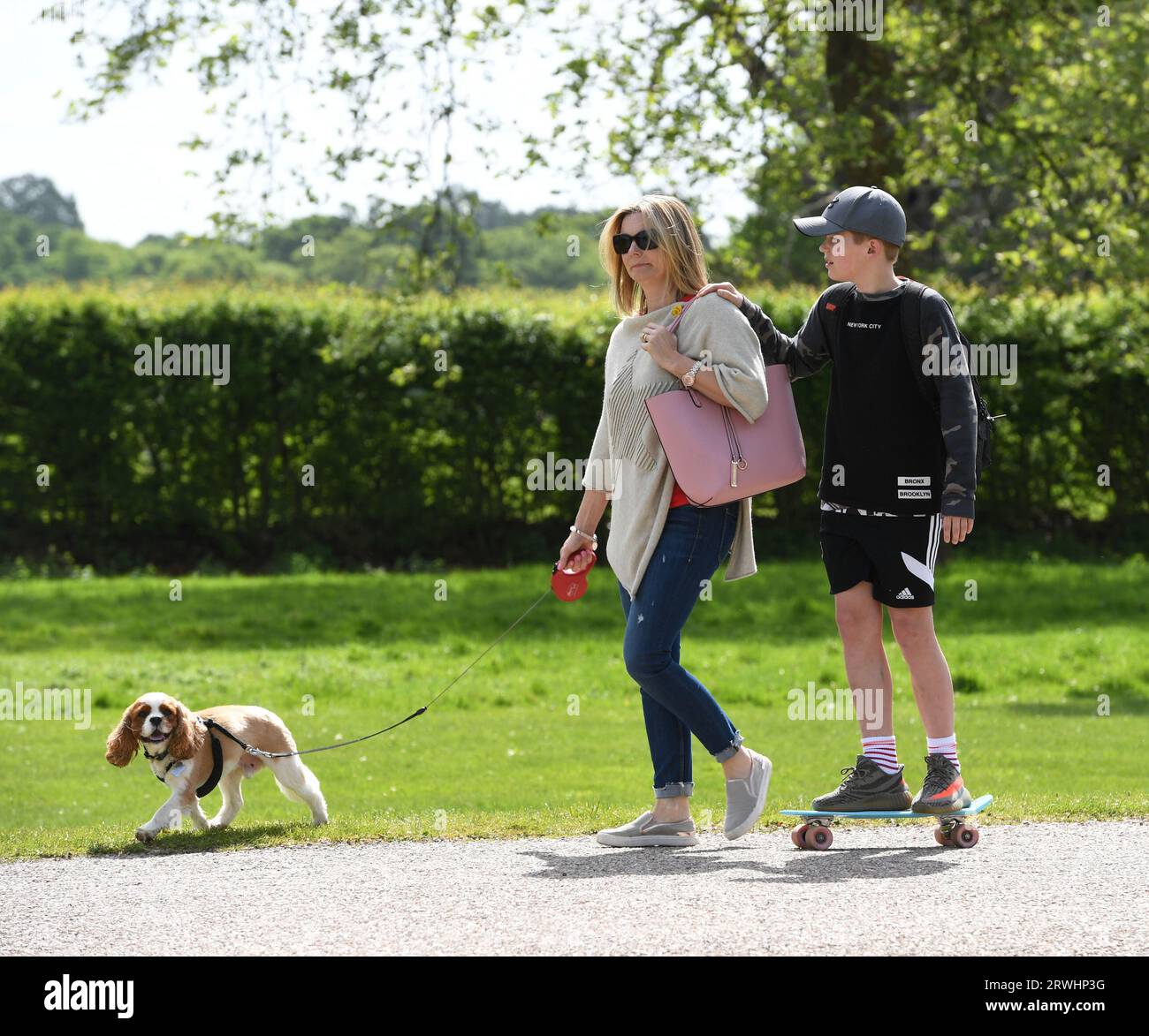 Long Walk Windsor England Stock Photo - Alamy