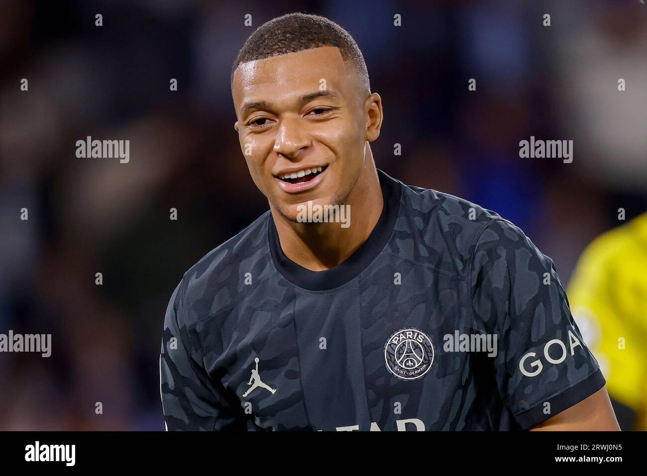 Paris France September 19 Kylian Mbappe Paris Saint Germain Looks On During The Uefa 5739