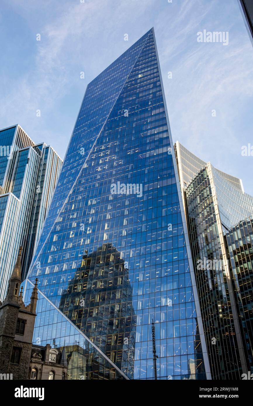 52 Lime Street (The Scalpel) Building, City of London, London, UK. Stock Photo