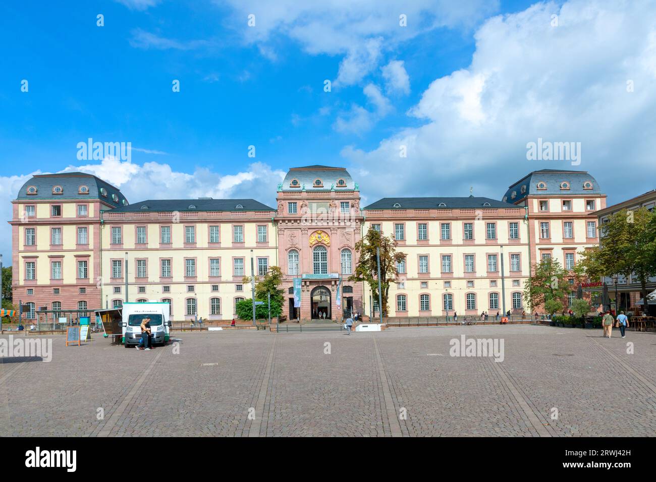 Darmstadt, Germany - September 13, 2023:old city Castle in Darmstadt, Germany. Stock Photo