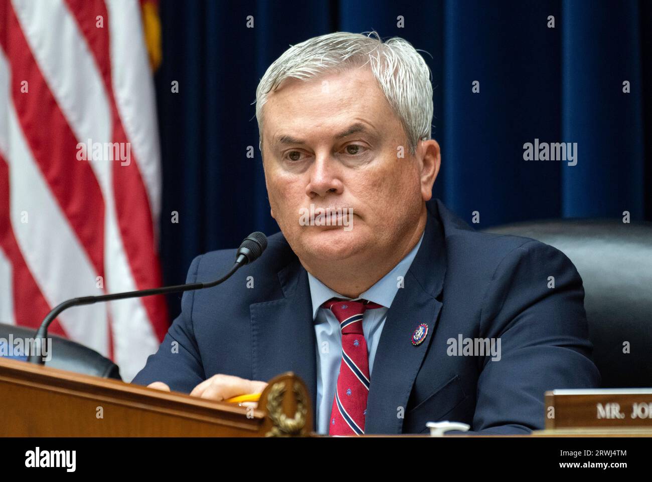 United States Representative James Comer (Republican of Kentucky), Chair, US House Committee on Oversight and Accountability presides during the hearing titled âThe Role of Pharmacy Benefit Managers in Prescription Drug Markets Part II: Not What the Doctor Orderedâ in the Rayburn House Office Building on Capitol Hill on Tuesday, September 19, 2023. Credit: Ron Sachs/CNP Stock Photo