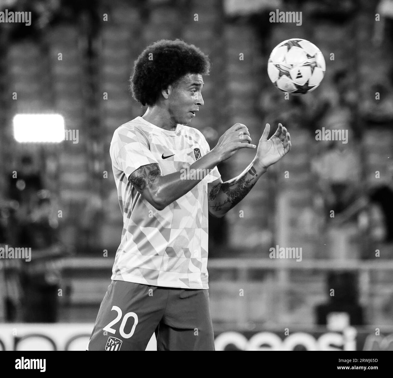 Rome, Lazio, Italy. 19th Sep, 2023. 19/09/2023 Rome Olympic stadium football match valid for the Champions League 2023/24 between SS Lazio vs Atletico Madrid.In the picture: Axel Witsel (Credit Image: © Fabio Sasso/ZUMA Press Wire) EDITORIAL USAGE ONLY! Not for Commercial USAGE! Stock Photo