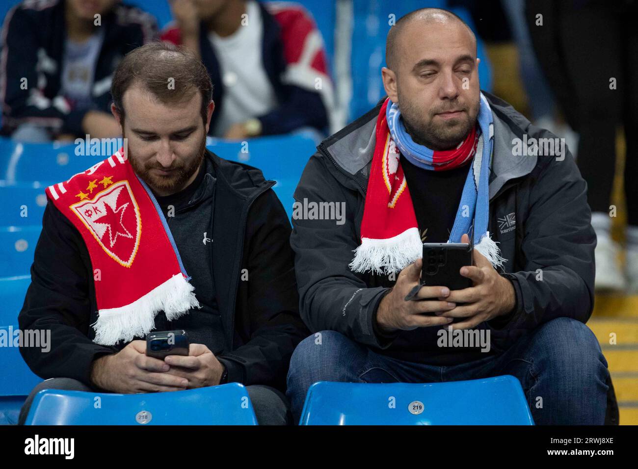 Fans of Crvena Zvezda editorial stock image. Image of reception - 22604269