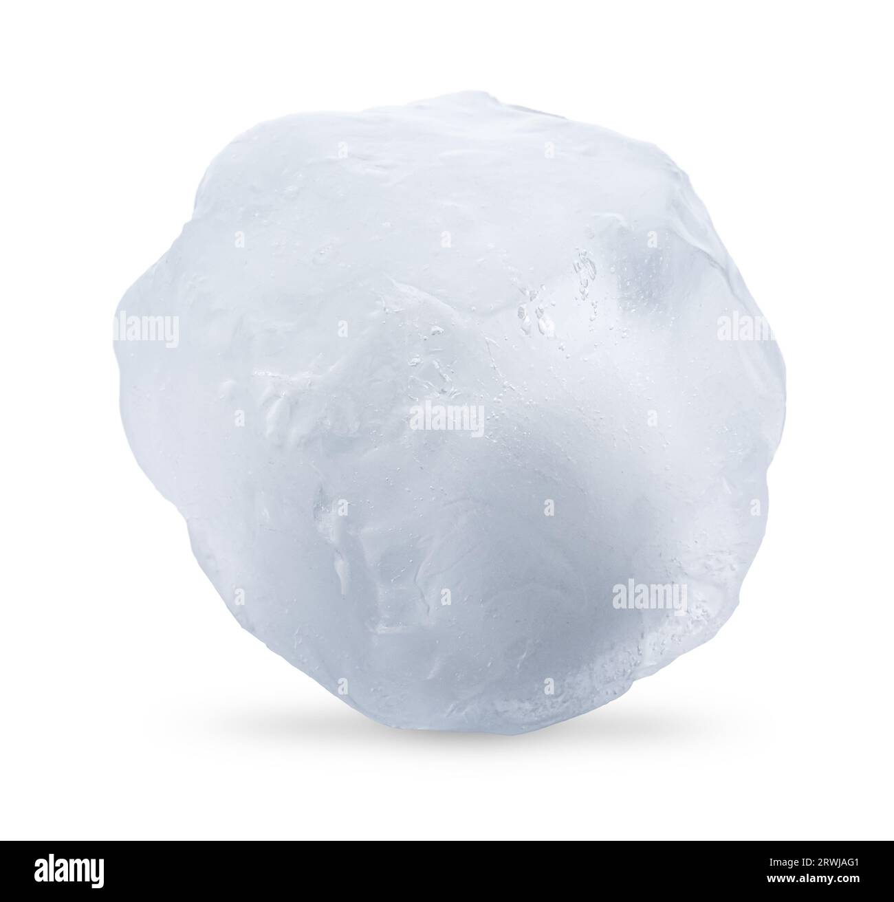 One crystal clear ice cube isolated on white Stock Photo - Alamy
