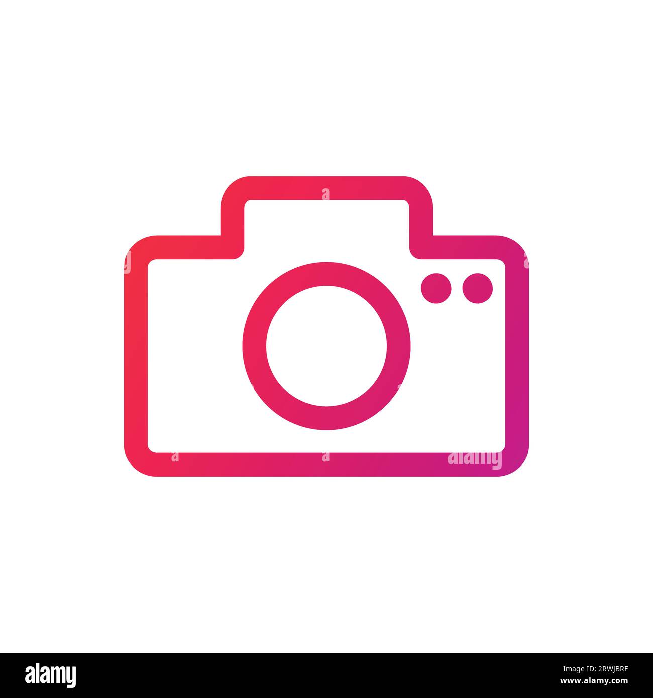 Camera Icon. Camera Gradient Icon Symbol Vector Illustration Stock ...