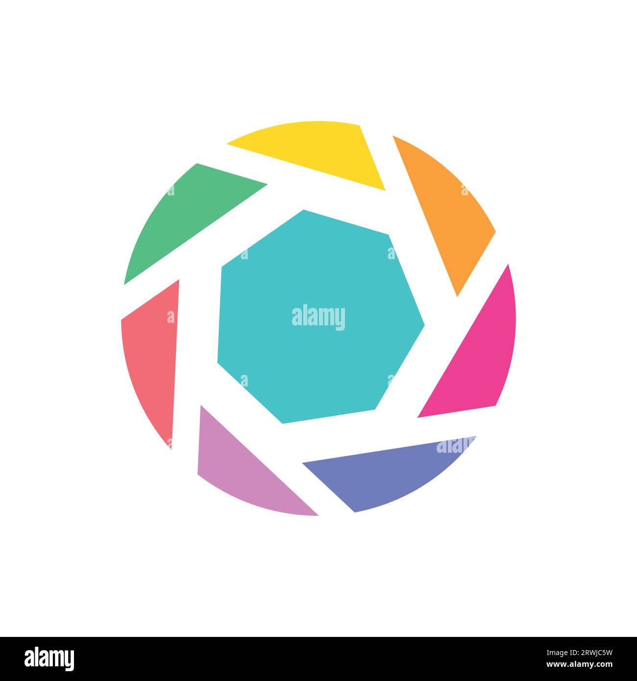 Camera lens Icon. Camera lens Flat Icon Symbol Vector Illustration ...