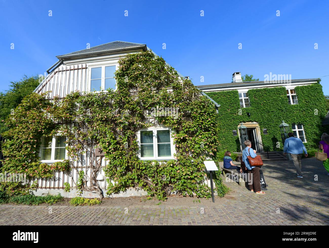 Entrance to the Louisiana Museum of Modern Art in Humlebaek, Denmark Stock Photo Alamy