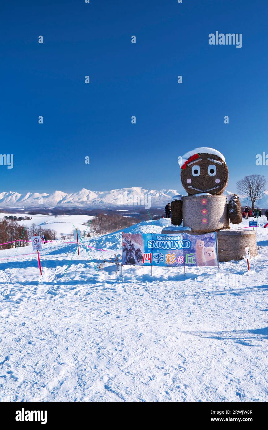 Shikisai no Oka (Snowland) and the Tokachi Mountain Range Stock