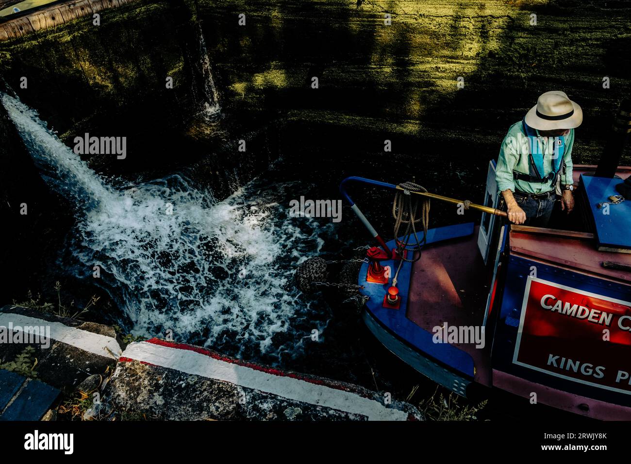 London City Road Lock Regent's Canal City of London Stock Photo - Alamy